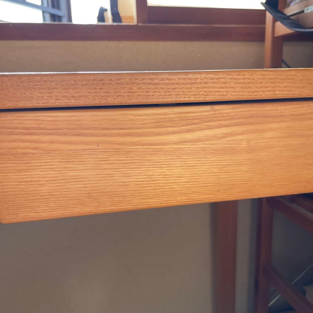 【廃盤】無印良品MUJI 学習机　セット キャビネット　キャスター付き　タモ材