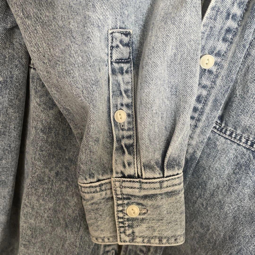 美品Whim Gazetteオーバーサイズデニムシャツ
