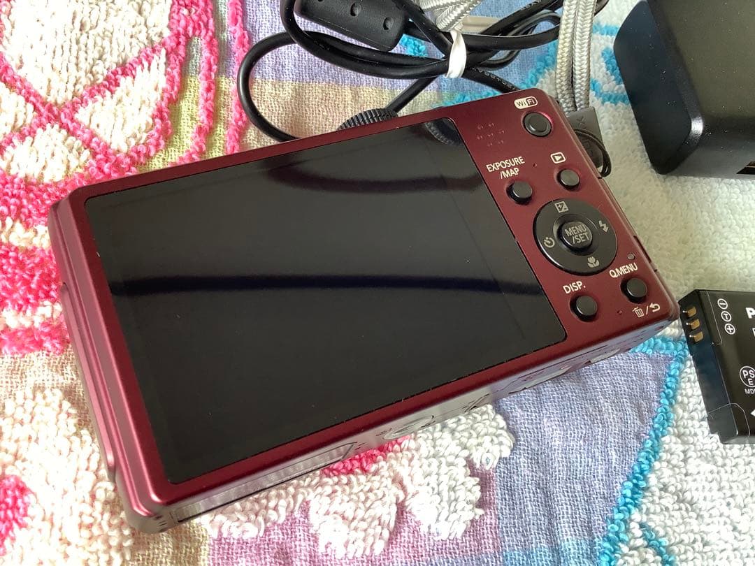 美品 Panasonic デジタルカメラDMC-TZ40-R Wi-Fi GPS