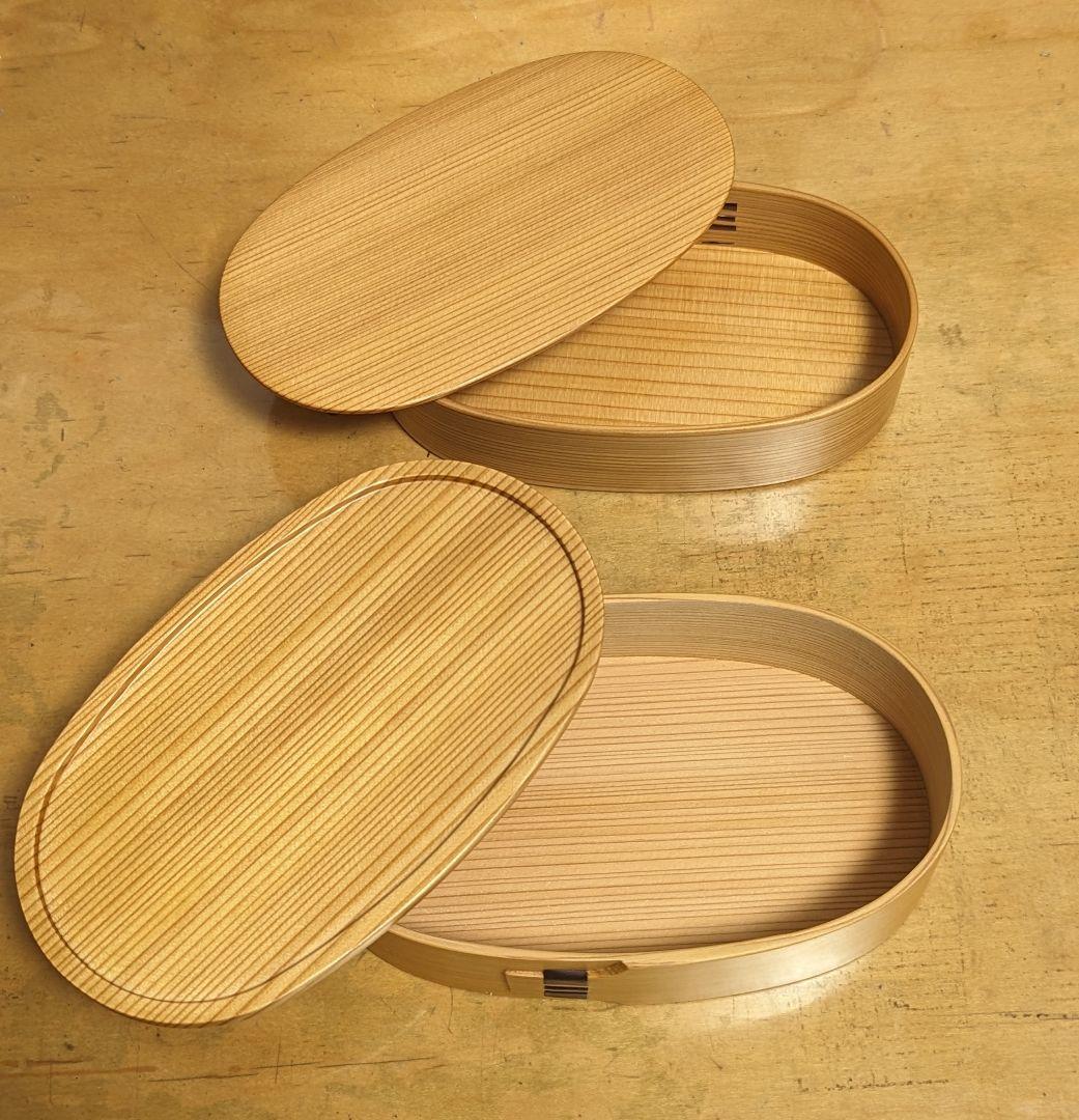 老舗 栗久/大館まげわっぱ 木製 小判型弁当箱 レディース gaako