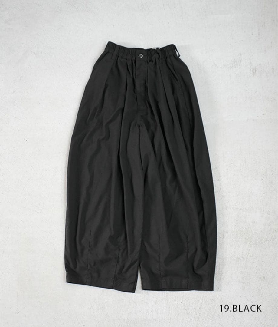 HARVESTY ハーベスティ　別注 サーカススラックスパンツ ブラック