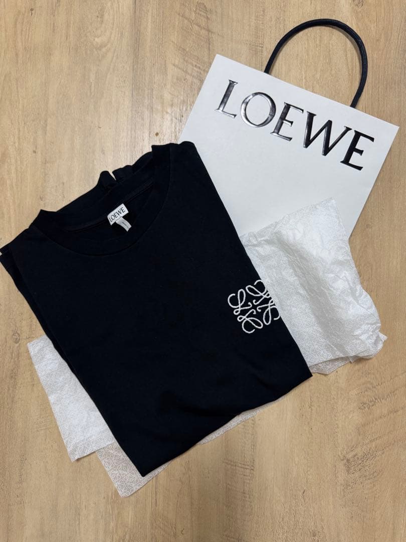 【美品】【正規品】LOEWE ロゴ刺繍 Tシャツ ユニセックス