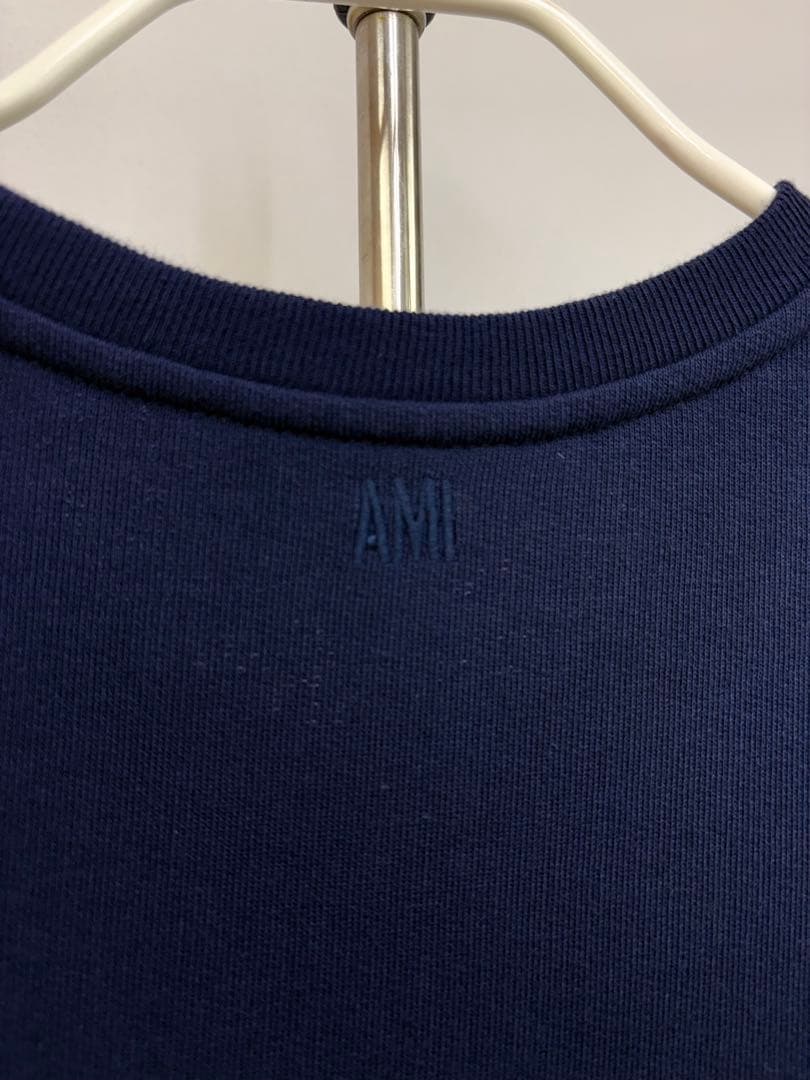 amiparis レモン刺繍 ネイビー スウェット アミパリス S