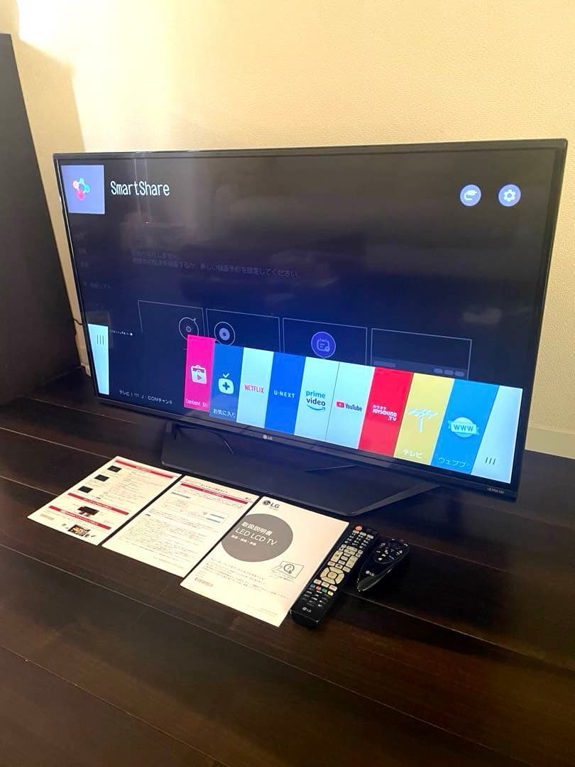 LG 4K43型液晶テレビ43UF7710-JF