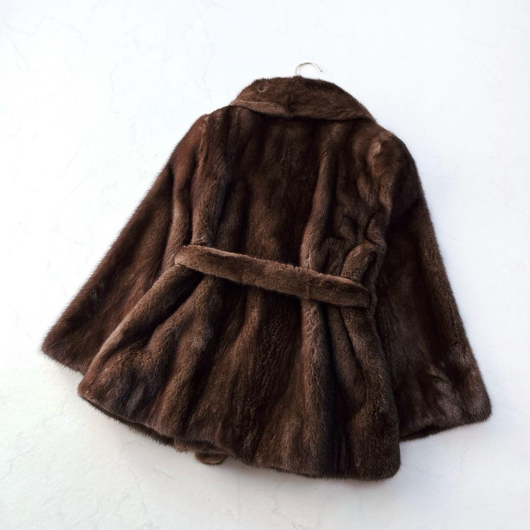 【DAMA collection】SAGA FURS 高級ミンクファーコート M