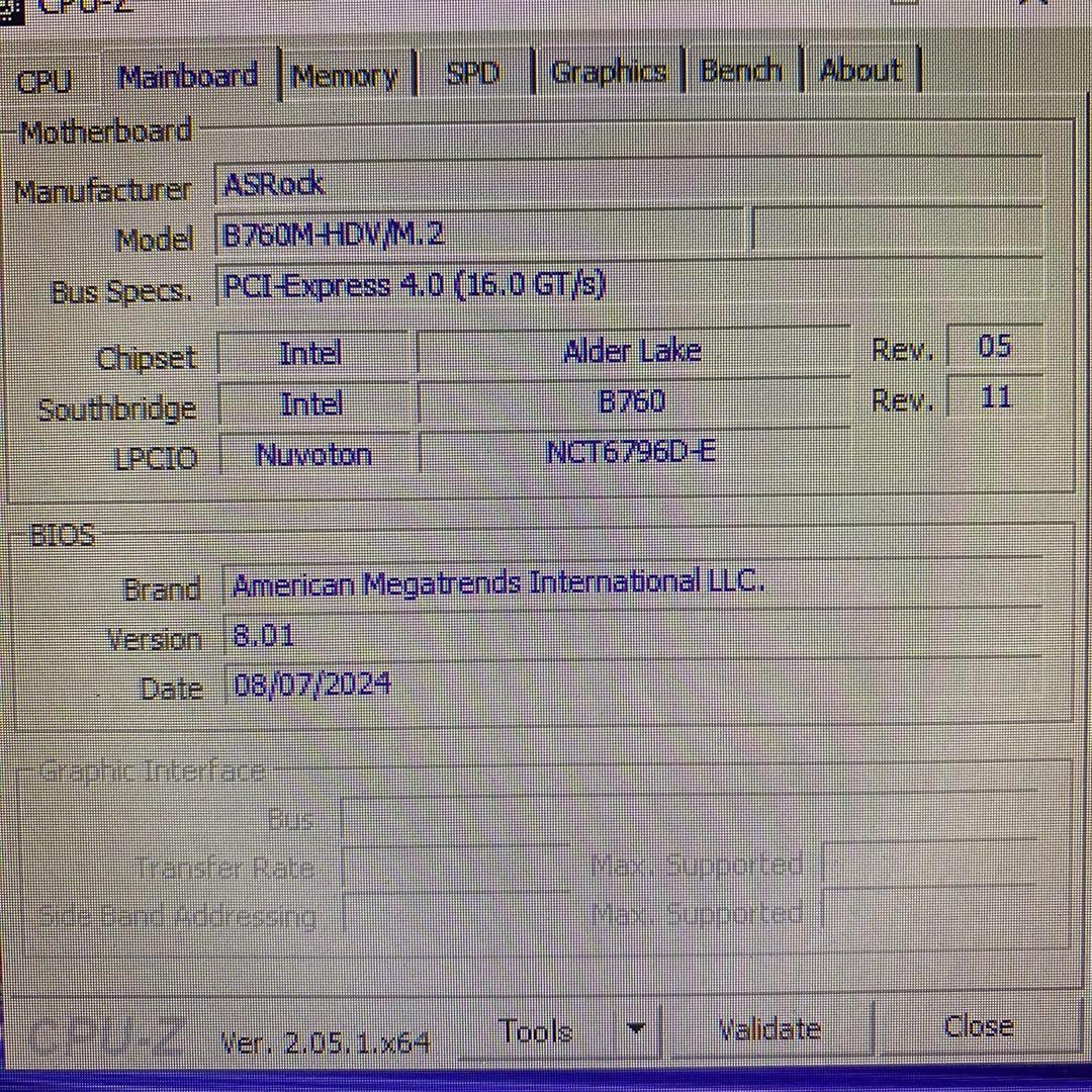 ASRock B760M-HDV/M.2 LGA1700 マザーボード