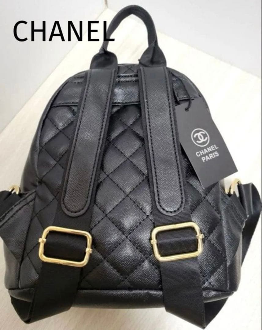 【新品 】CHANELシャネル ノベルティ ブラック リュック バッグ