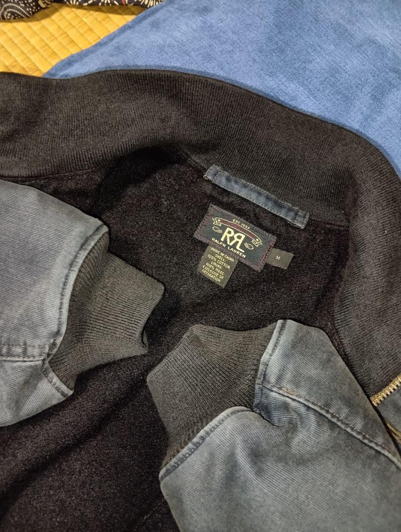 ダブルアールエル　ポロラルフローレンネイビーデッキジャケット