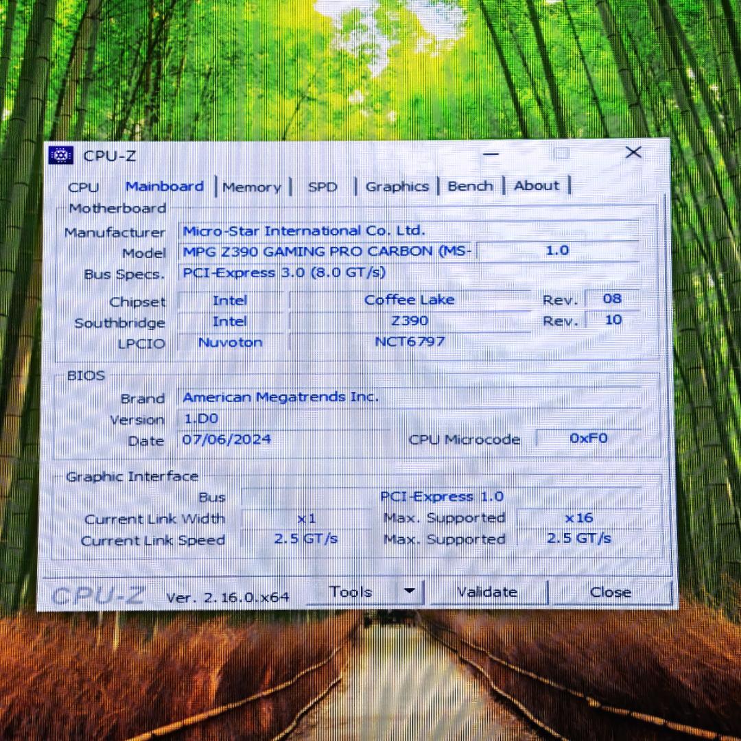 MSI MPG Z390 GAMING PRO CARBON ATXマザーボード