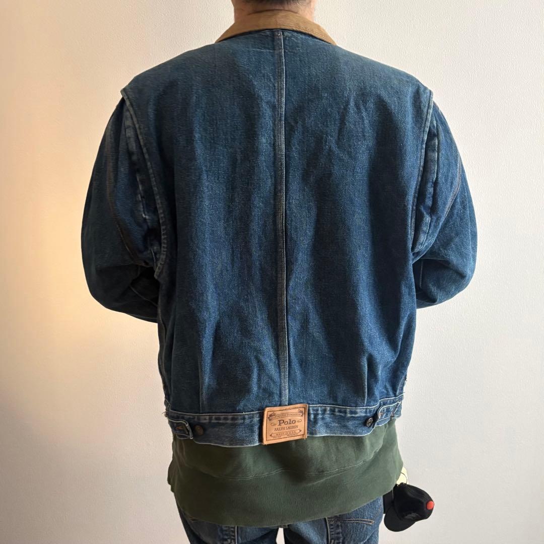 【超希少】80's Polo Ralph Lauren 白タグ デニムジャケット
