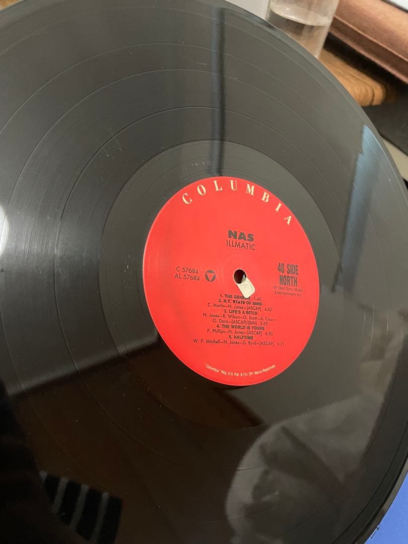 激レアオリジナル盤★刻印入り★NAS illmatic レコード