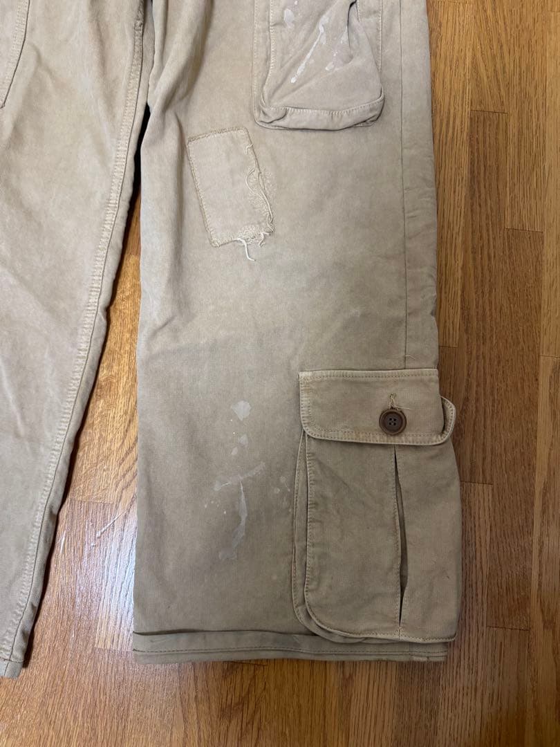 シェアースピリット ベージュ カーゴパンツ