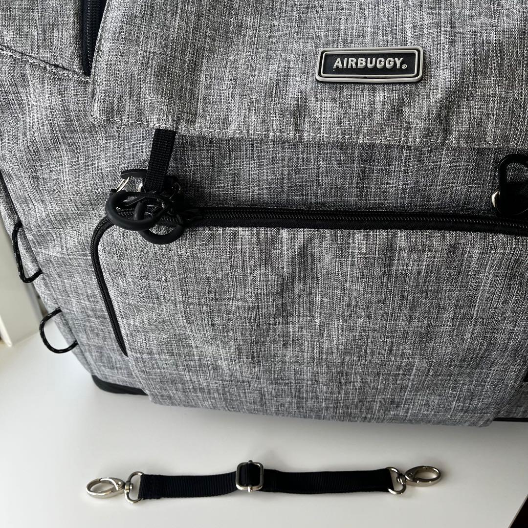 【Air Buggy】エアバギー バックパックキャリー　ワイド　リュック　グレー