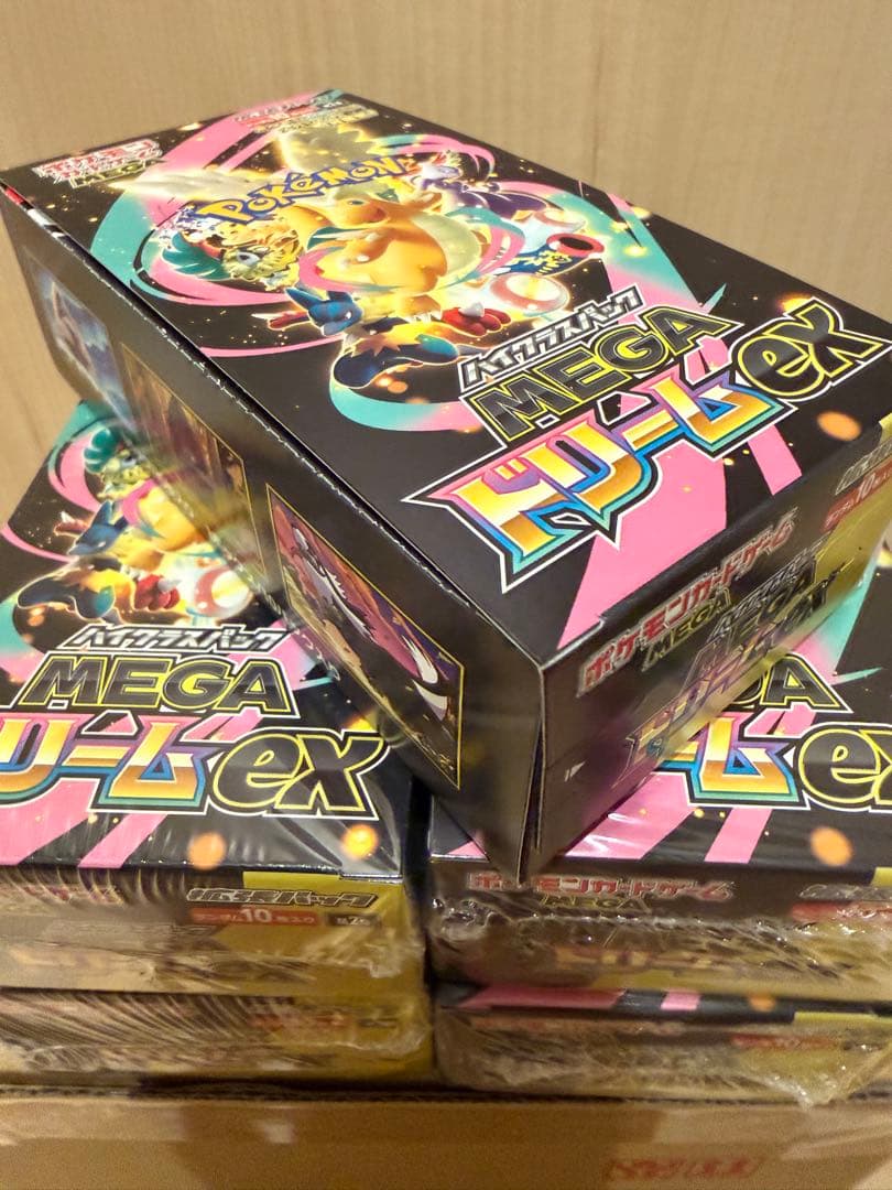 ポケモンカードゲーム MEGA ドリームEX 5箱シュリンク有4無1