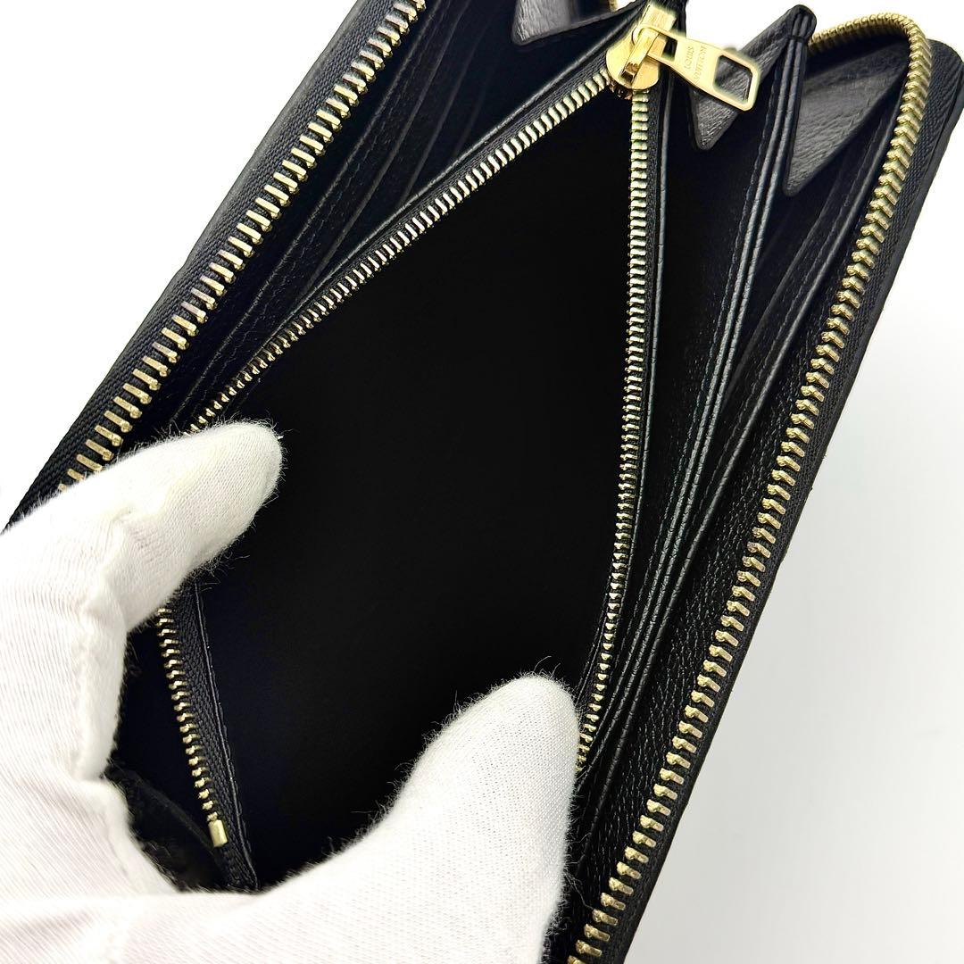 【IC内蔵】ルイヴィトン アンプラント ジッピーウォレット 長財布 黒