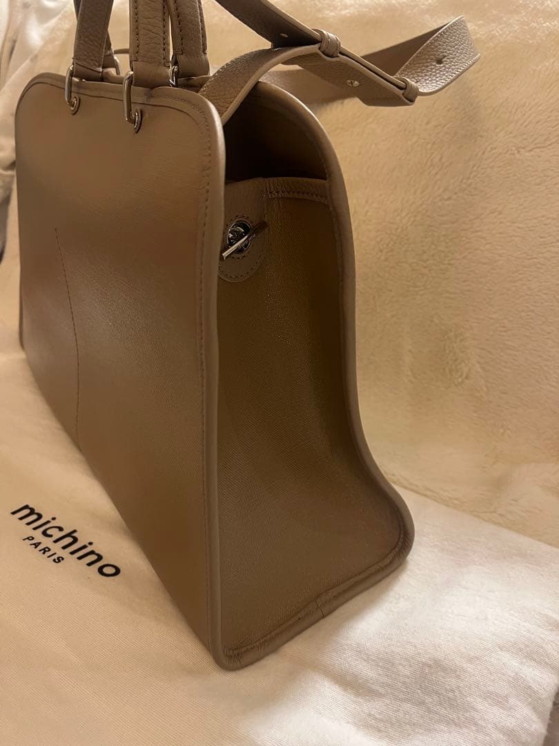 ミチノパリ　サンジェルマンバッグ　ベージュ