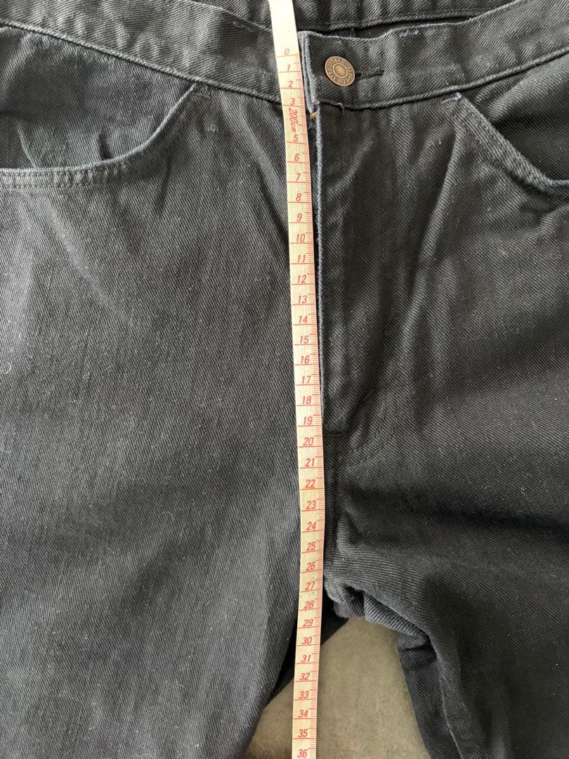 Levi's ブラック　デニムジャケット&パンツ