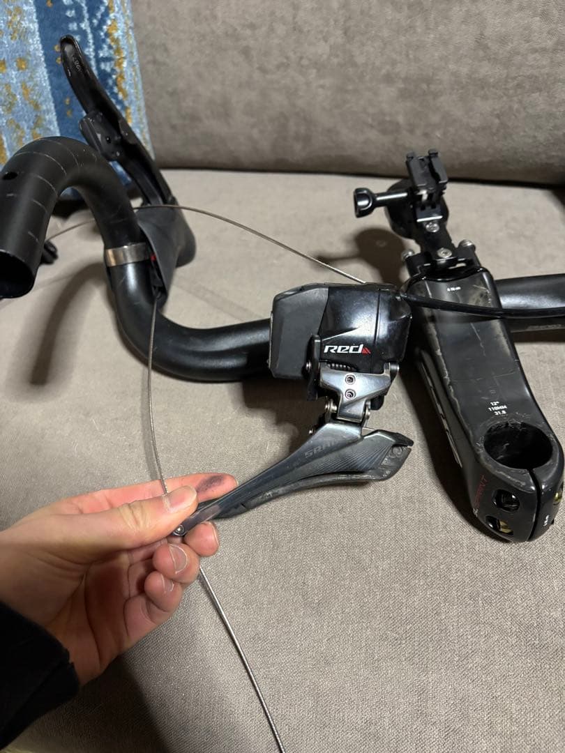 ど*ら様 sram red etap zippステム380ハンドルセット