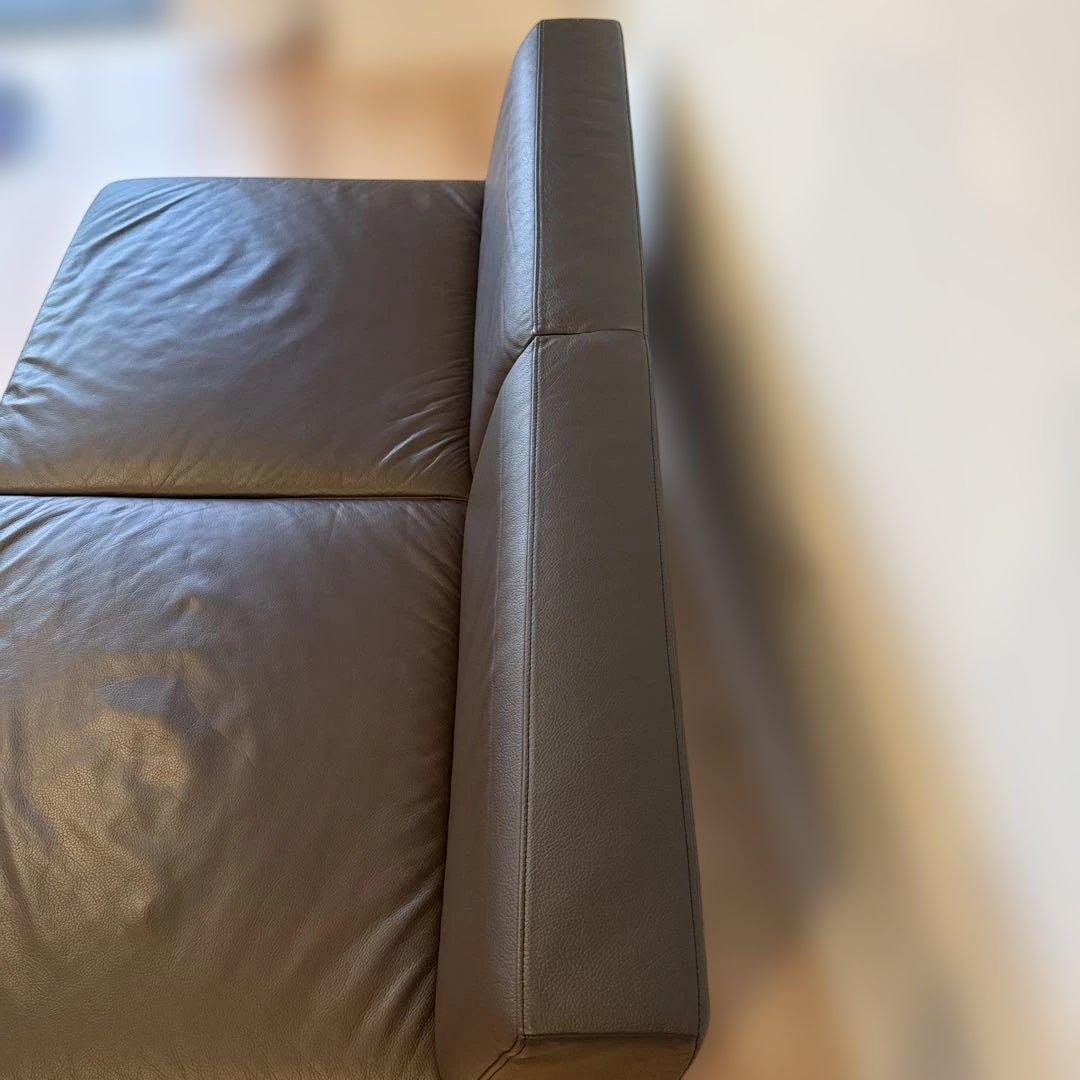 Time&Style ダークブラウン 2人掛けソファ