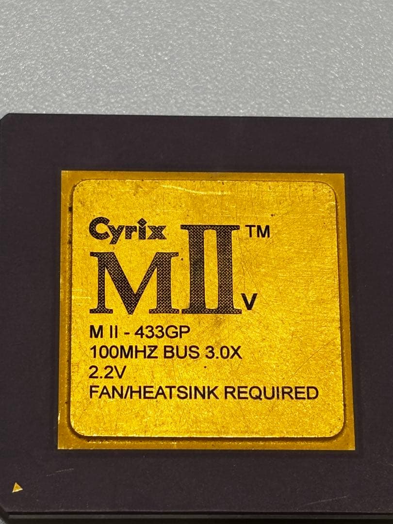Cyrix MII 433GP ジャンク