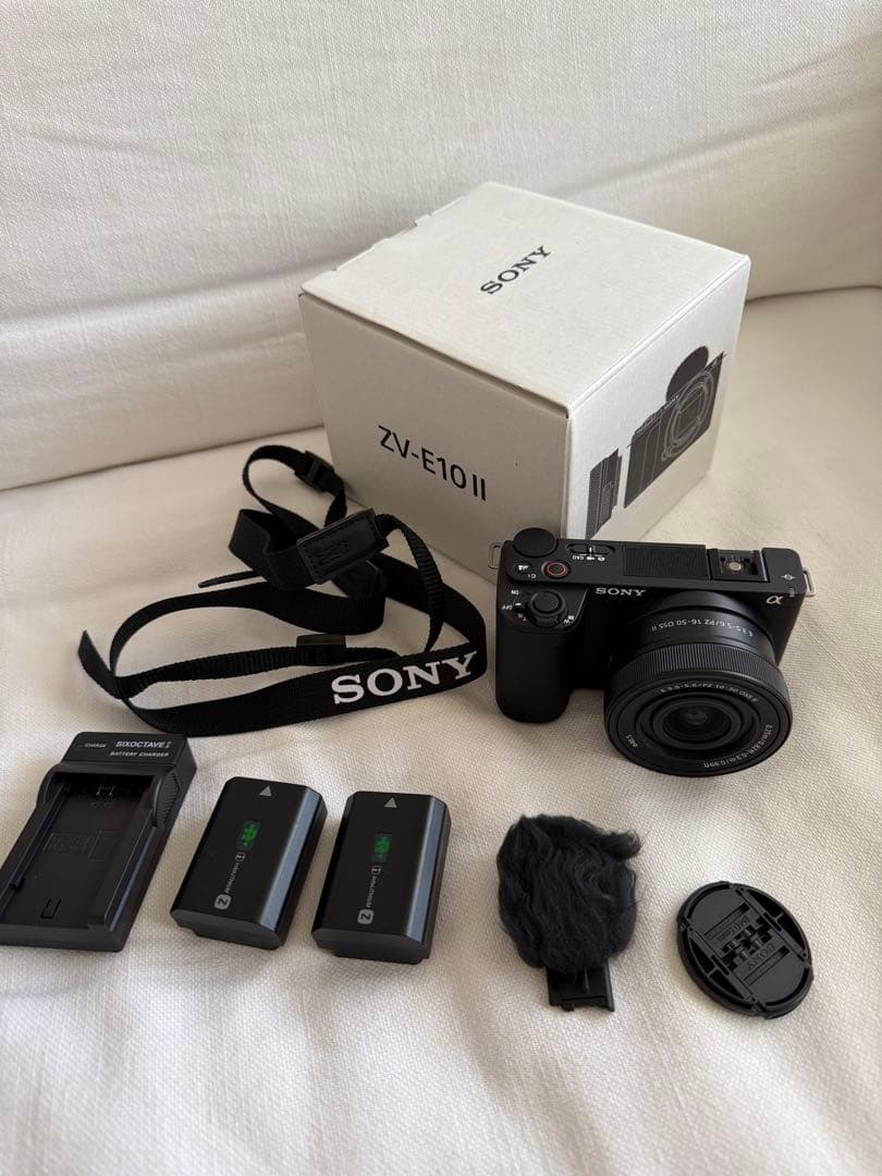 SONY VLOGCAM ZV-E10 II パワーズームキット　予備バッテリ