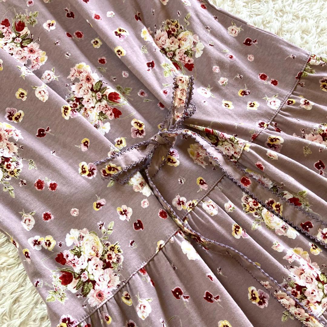 【未使用】ピンクハウス 2点セット クロシェカーディガン＆ワンピース フラワー