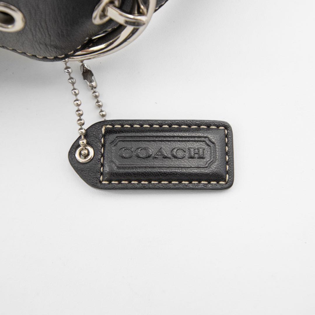 A076【美品】COACH／コーチ　ソーホー　ハンドバッグ　レザー　ブラック