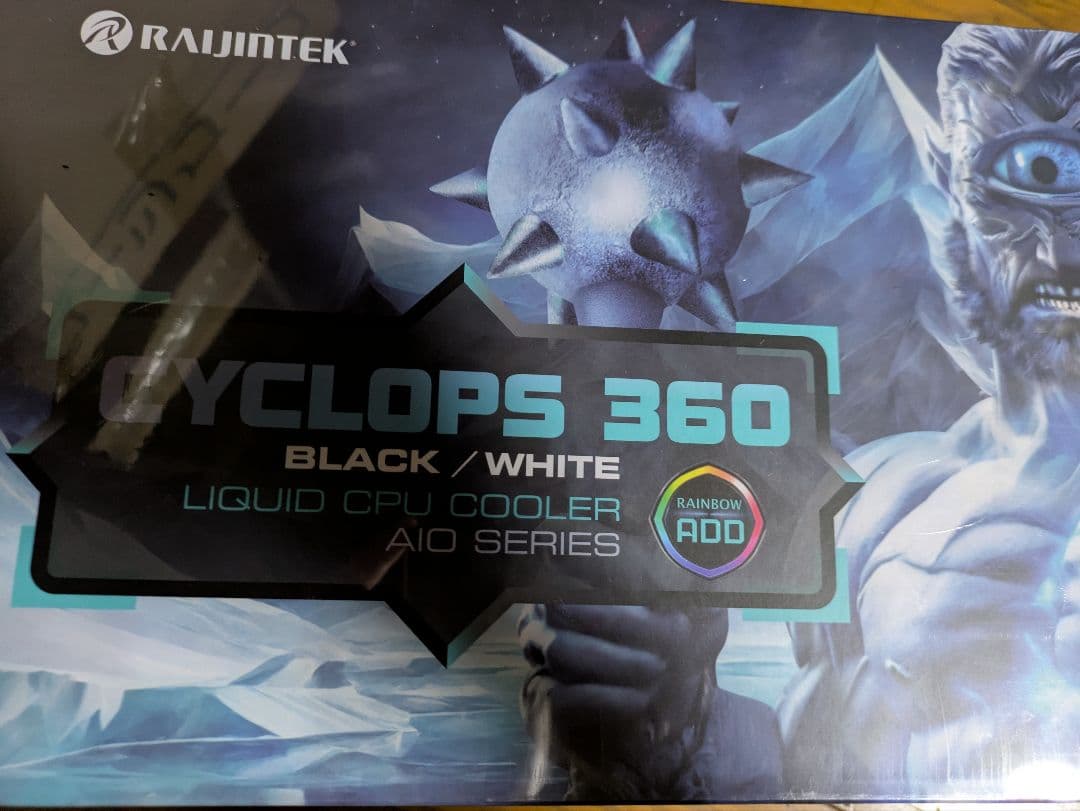 ライジンテック CYCLOPS 360 WHITE AIO水冷CPUクーラー