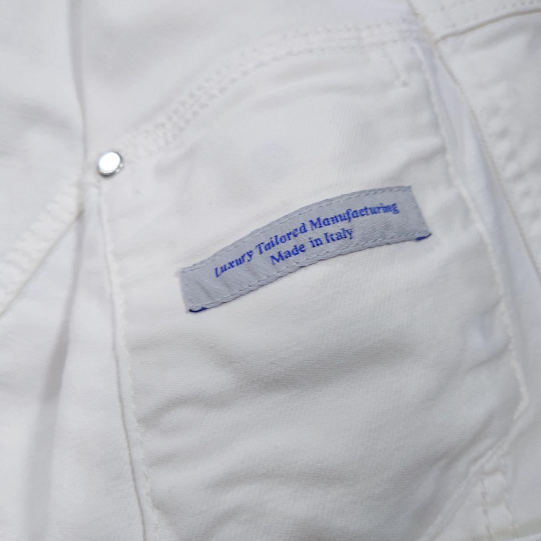 JACOB COHEN ヤコブコーエン 白 デニムジャケット S ストレッチ