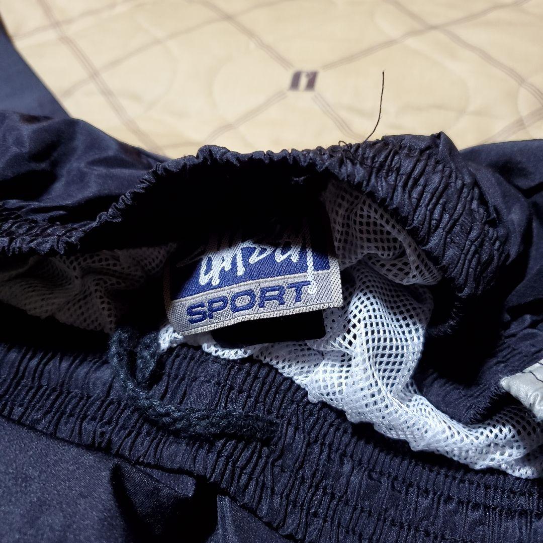 ストゥーシースポーツ　黒ナイロンパーカー上下セット　Lサイズ