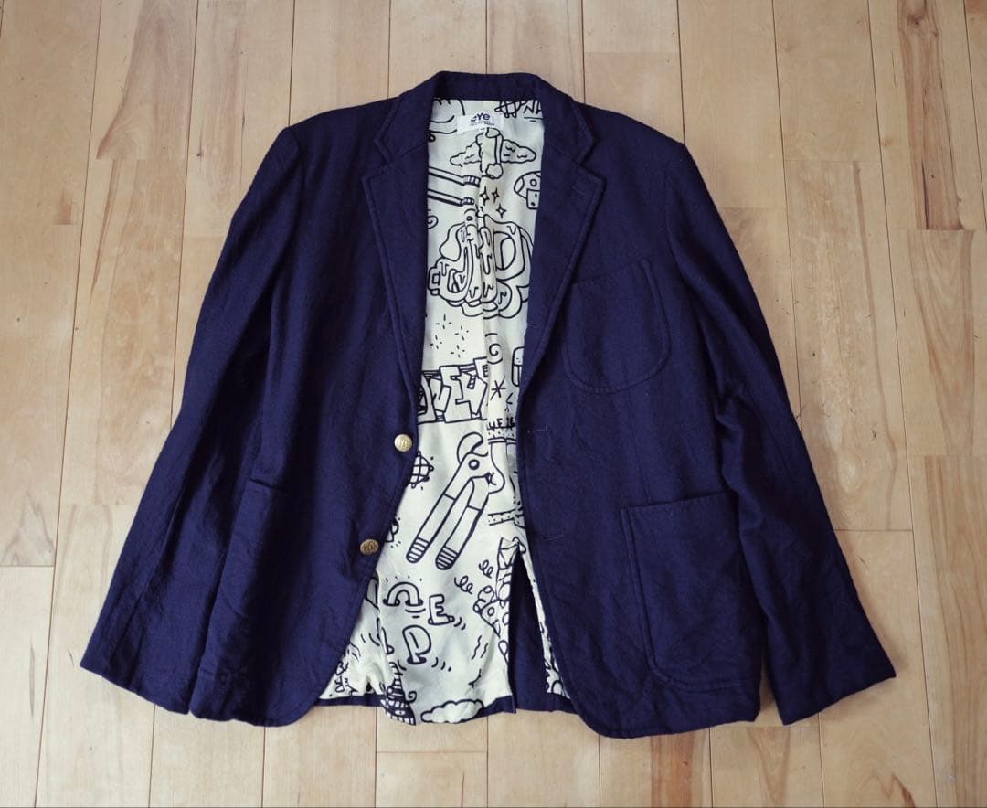 ジュンヤワタナベ ネイビー ジャケット