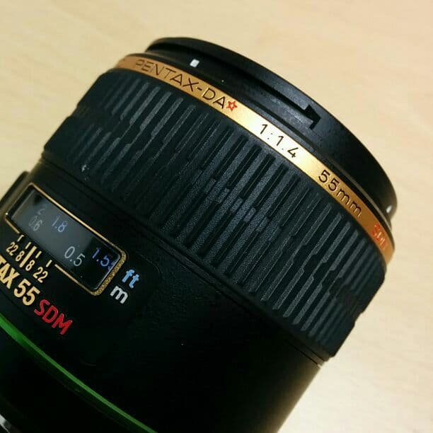 美品 スターレンズ★smc PENTAX DA 55mm F1.4 SDM