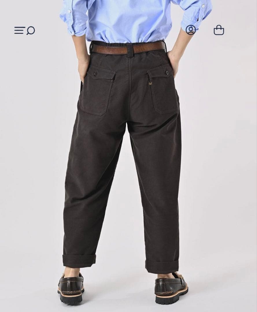 45R ペグトップパンツ