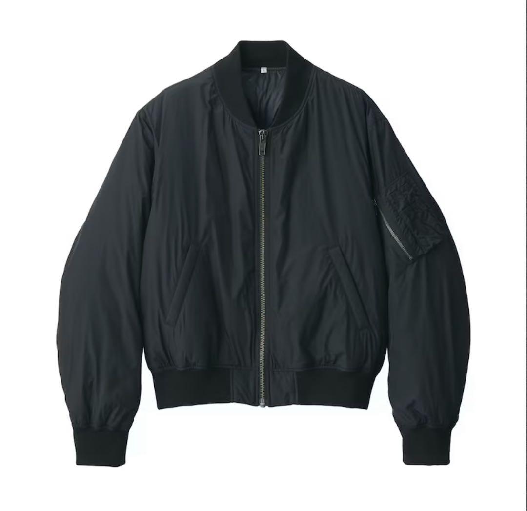 MUJILabo ＭＡ－１ダウンブルゾン 紳士L 黒