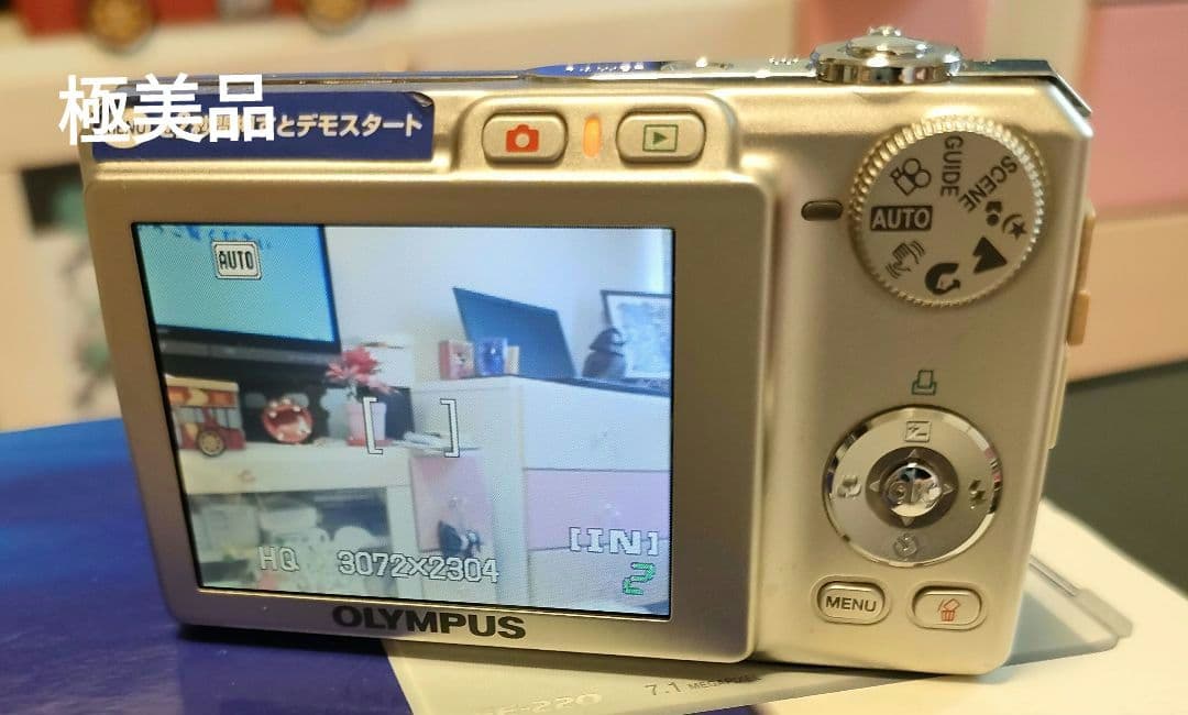 OLYMPUS CAMEDIA FE-220 シルバー 動作品 付属品付