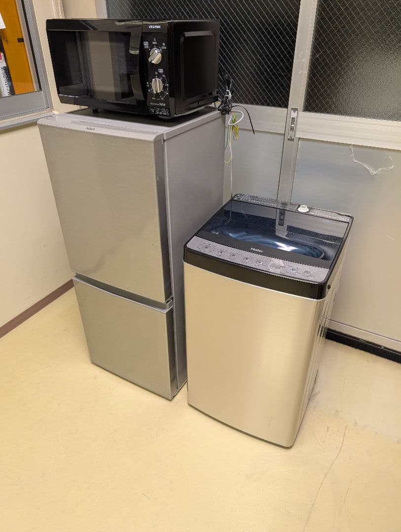 美品中古19年製/冷蔵庫洗濯機電子レンジ※一部地域配送設置無料その他地域相談可