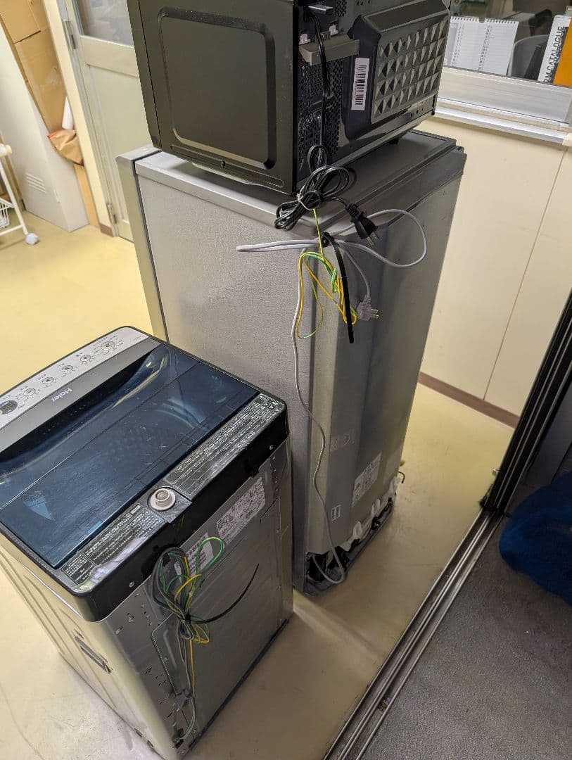 美品中古19年製/冷蔵庫洗濯機電子レンジ※一部地域配送設置無料その他地域相談可