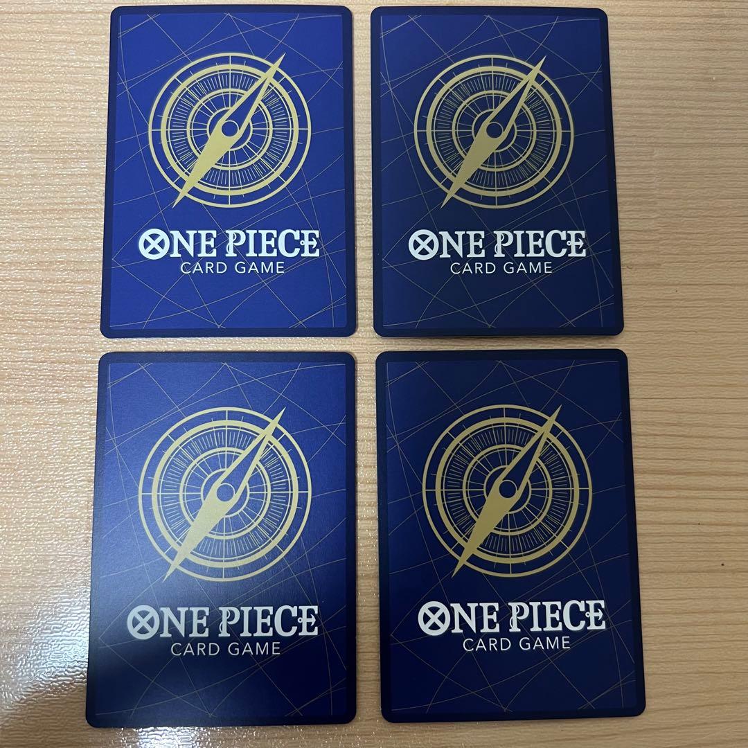 【美品】ワンピースカード　リューマ　MONSTERS　プロモ　P-072 ４枚