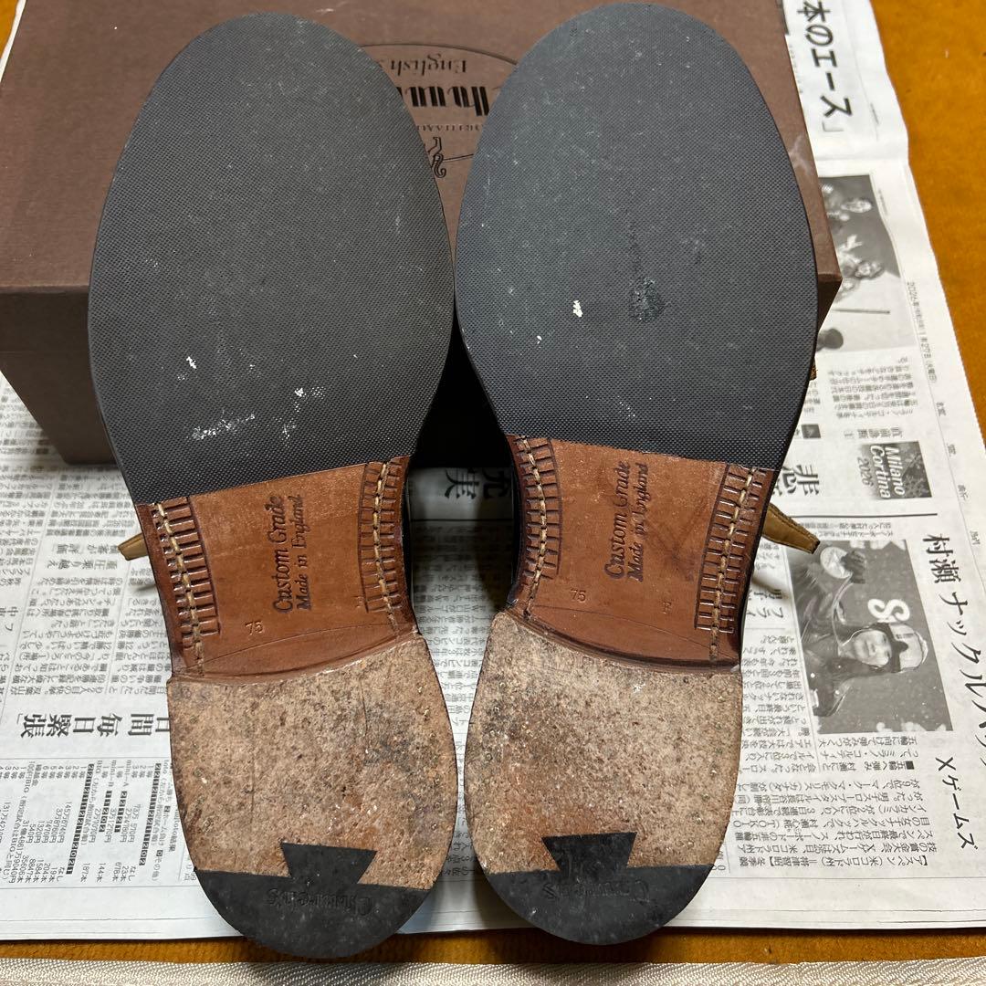 チャーチ　ダブルモンクストラップ　75F