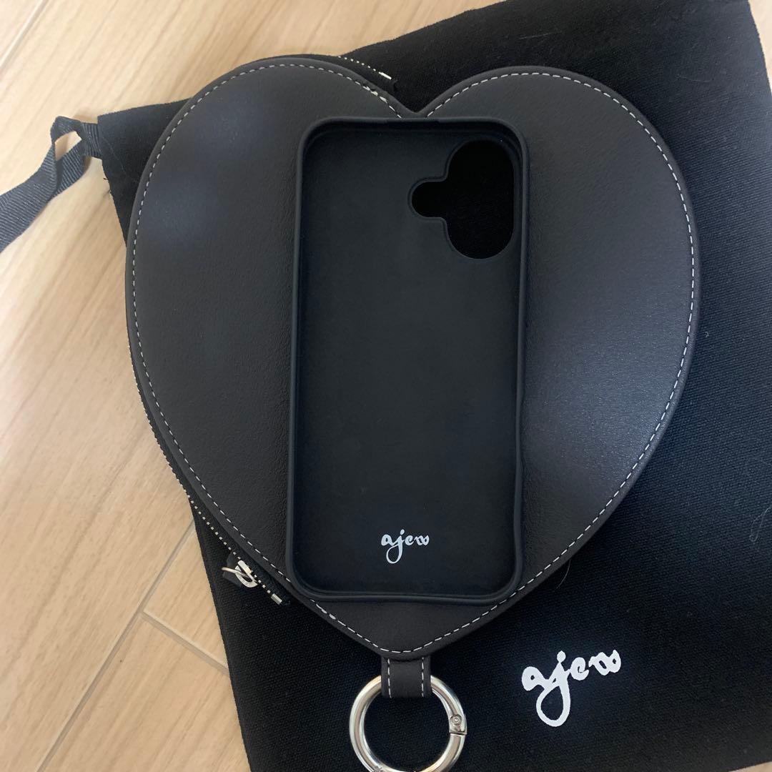 ajew iPhone16 ケース dress heart ドレスハート