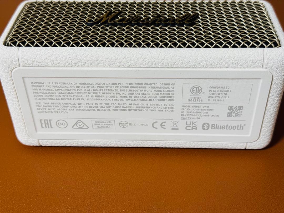 こはく様【美品】正規品　marshall EMBERTON II 動作良好