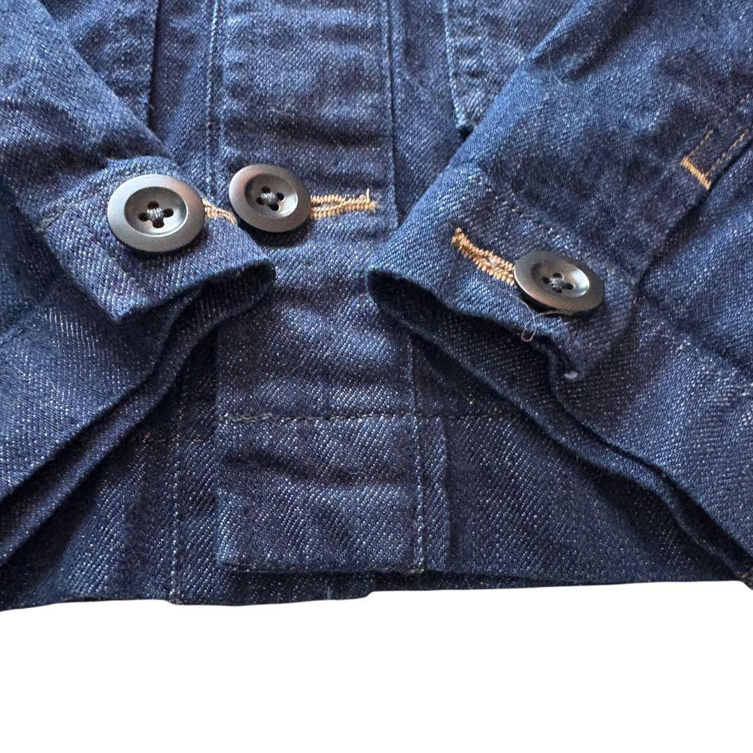マーガレットハウエル☆MHL.×キャントン デニムジャケット インディゴ 36