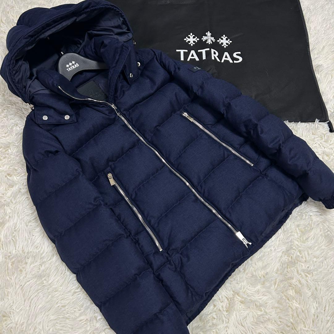 【極美品】タトラス ドミツィアーノ ダウンジャケット 濃紺 ネイビー 02 M