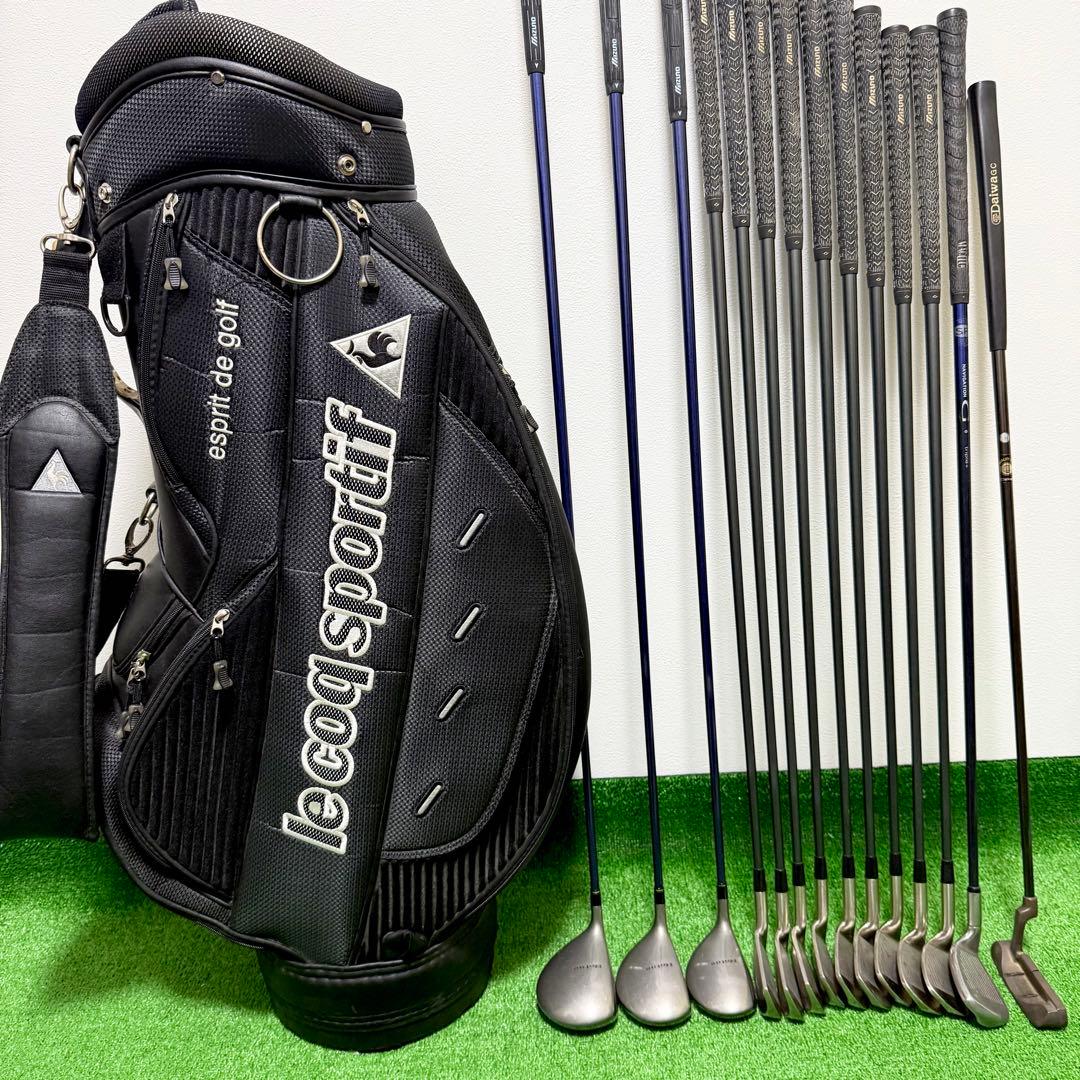 ミズノ Notus 統一 初心者 メンズ ゴルフクラブセット フルセット 一式