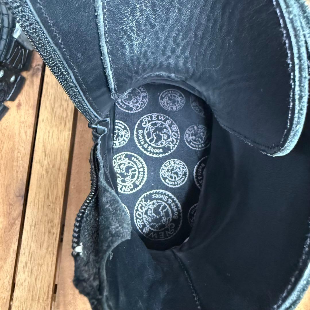 kou 様【41サイズ】NEW ROCK×ROSEN KREUZ 厚底 黒.