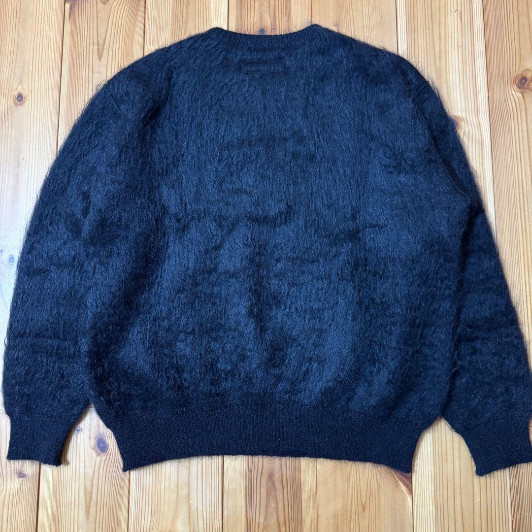 トップス WACKO MARIA MIX MOHAIR CREW NECK SWEATER