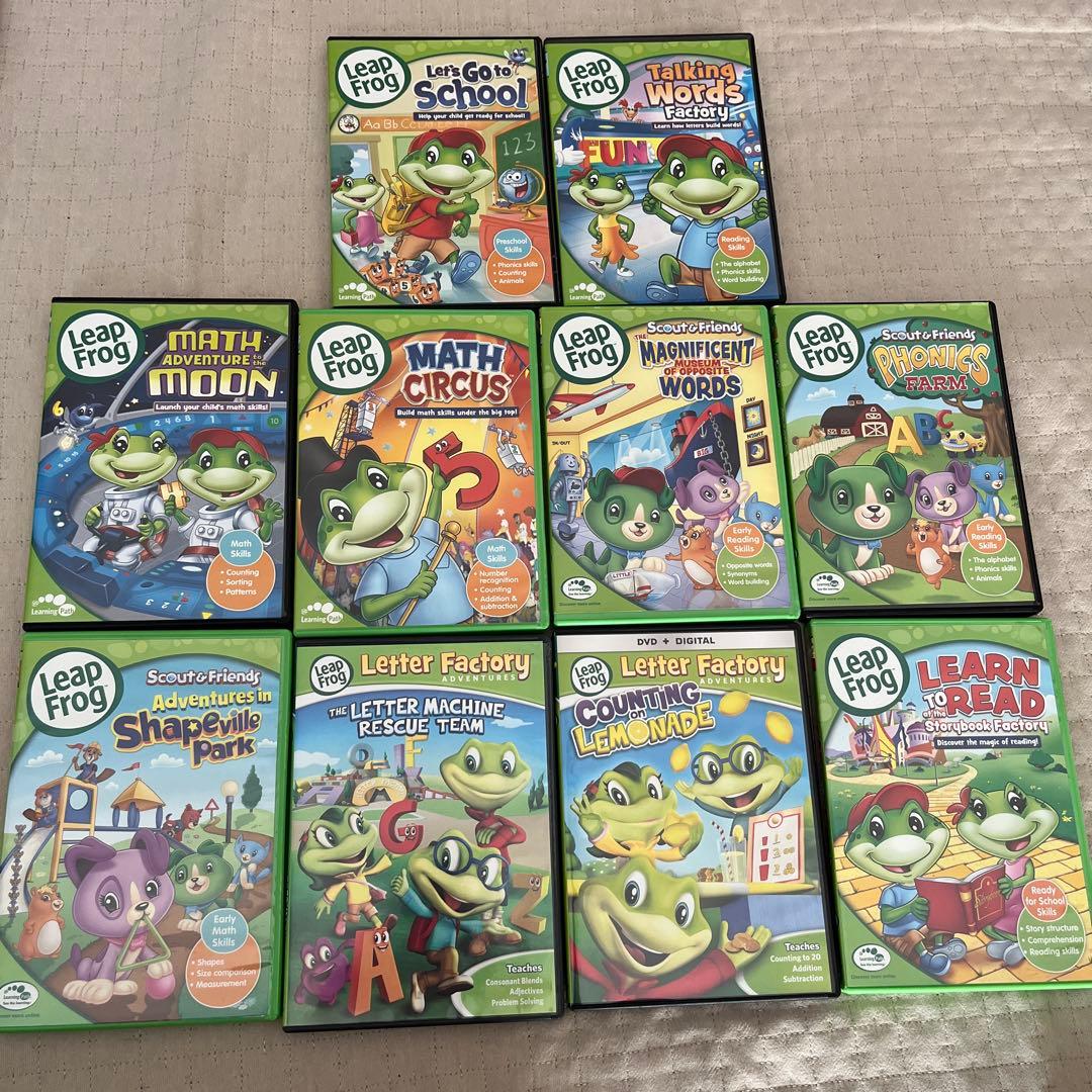 リープフロッグ LeapFrog DVD 10枚セット フォニックス 英語知育