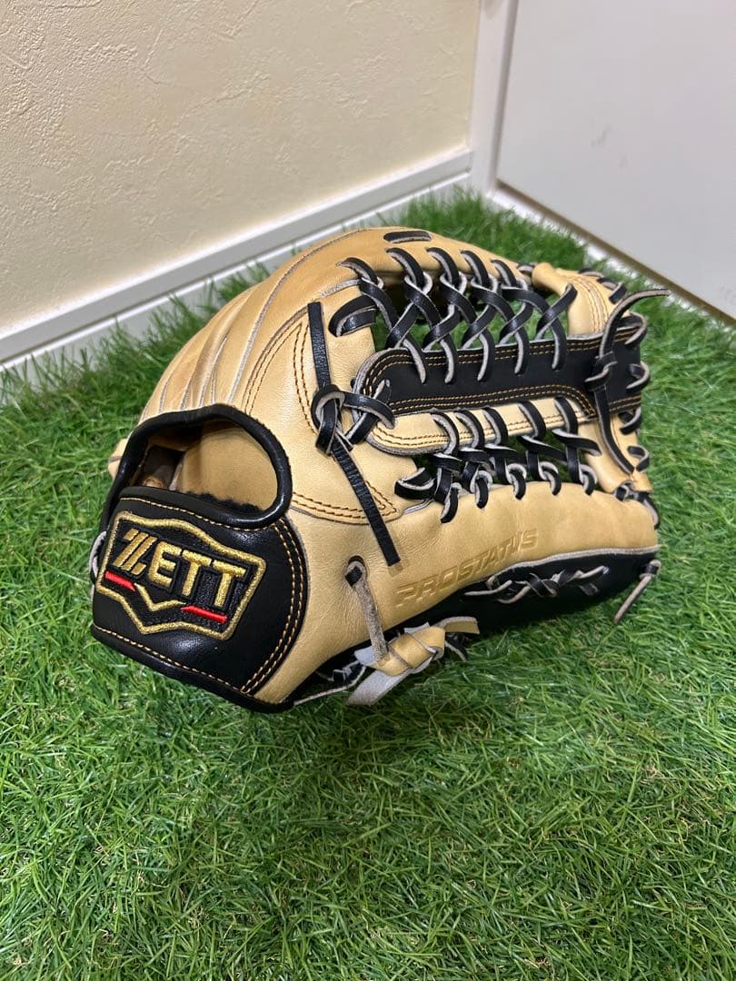 ZETT 限定 カラー グラブ 外野 外野手 プロステイタス パステルブラウン