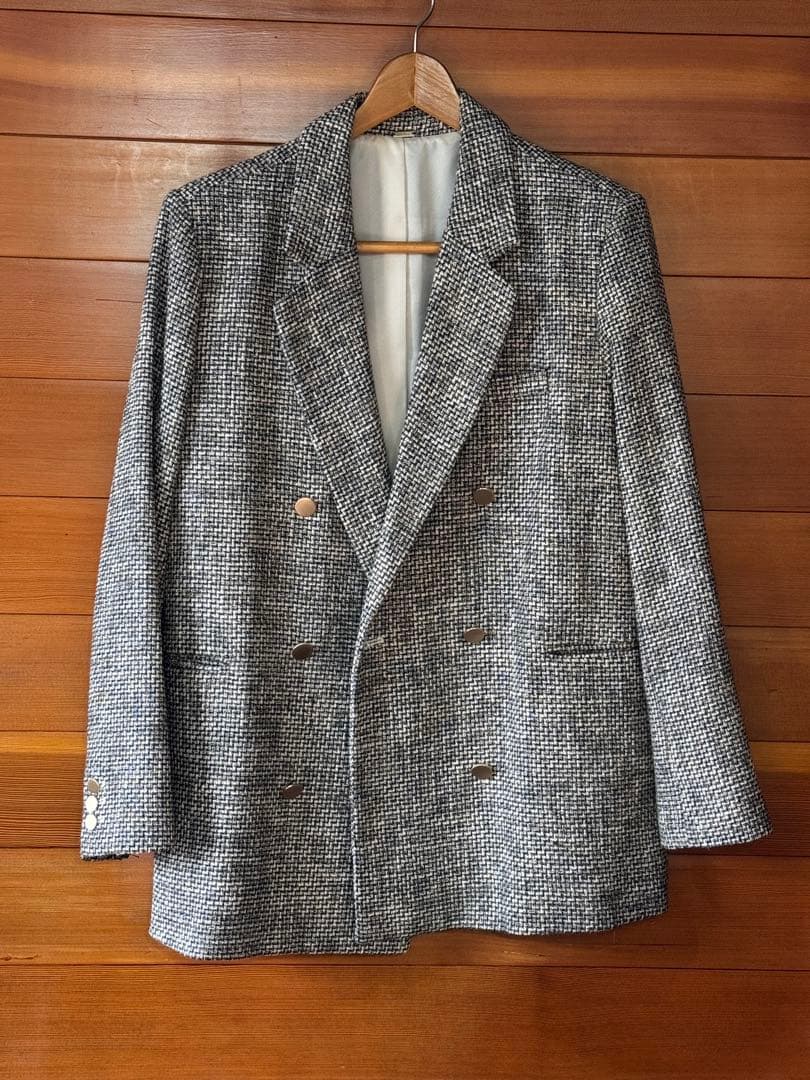 Mila Owen ツイードジャケット　金釦ダブルブレザー