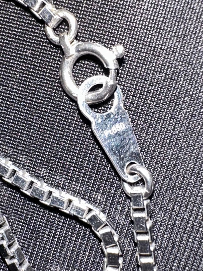 m*i様 【希少】 ヴィンテージ プラチナネックレス　90s00s 40cm 純